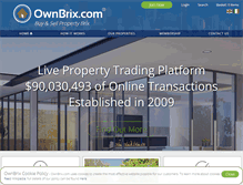 Tablet Screenshot of ownbrix.com